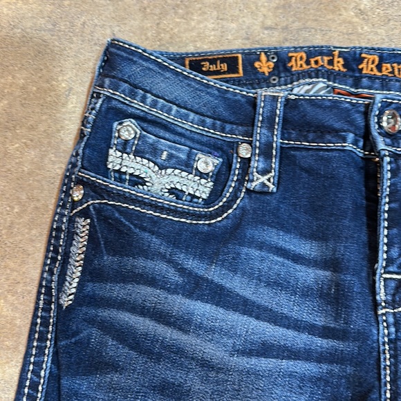 Women’s rock revival skinny jeans, size 29, in the same measures about 31” - Picture 3 of 9